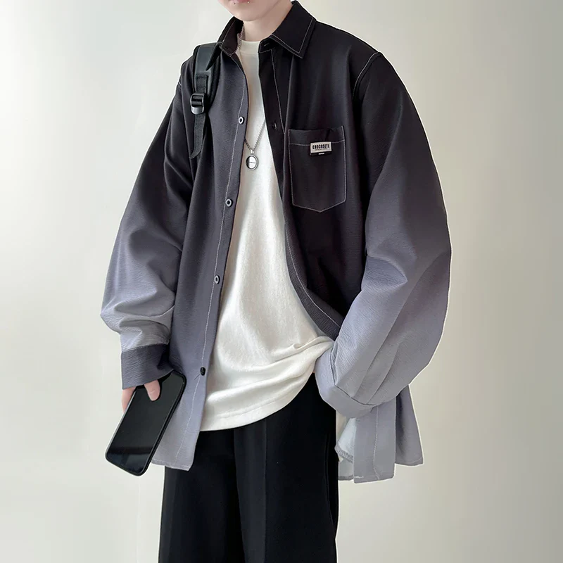 Chemise Japonaise Ample Dégradée - Image 2