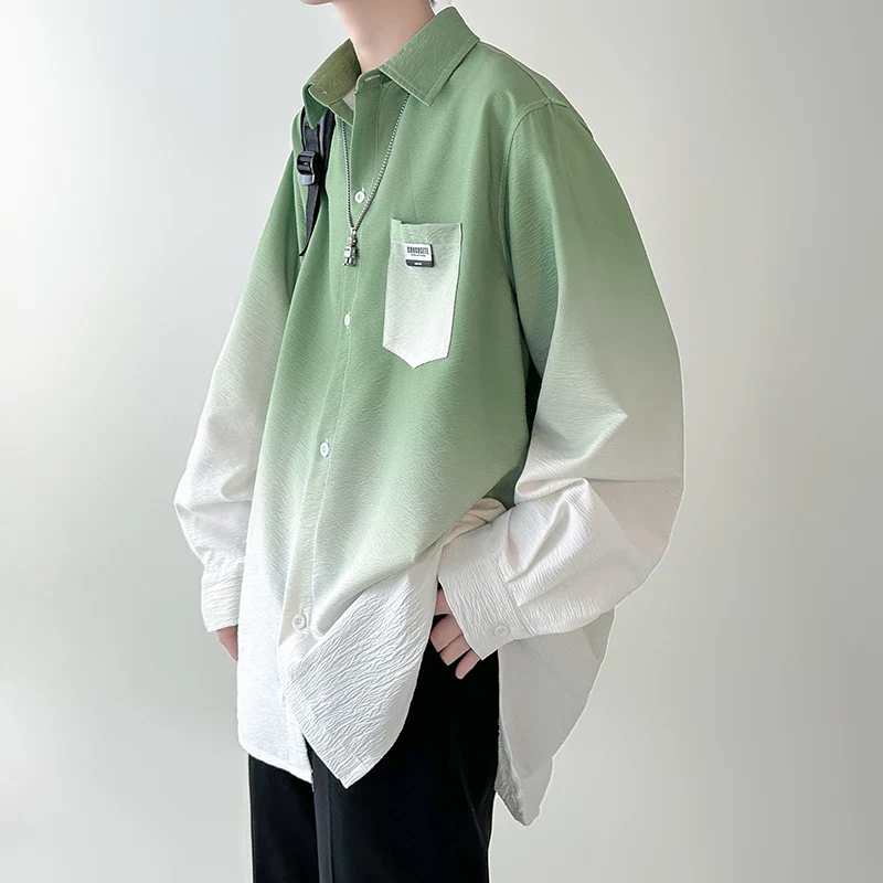Chemise Japonaise Ample Dégradée - Image 5