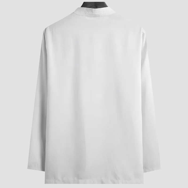 Chemise Japonaise Blanche Classique - Image 5