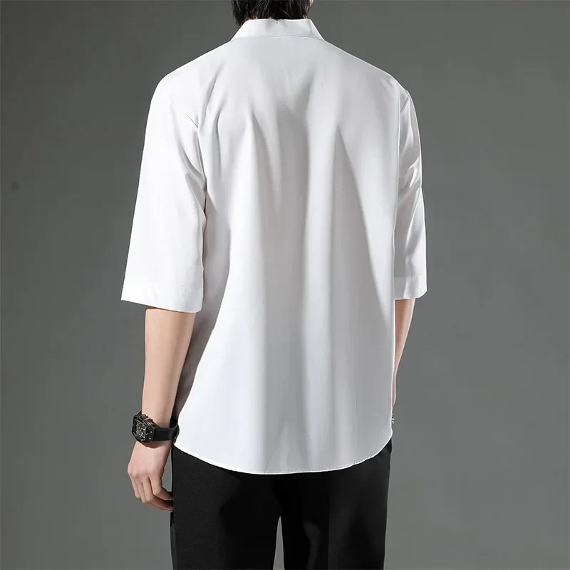 Chemise Japonaise en Coton Minimaliste - Image 2