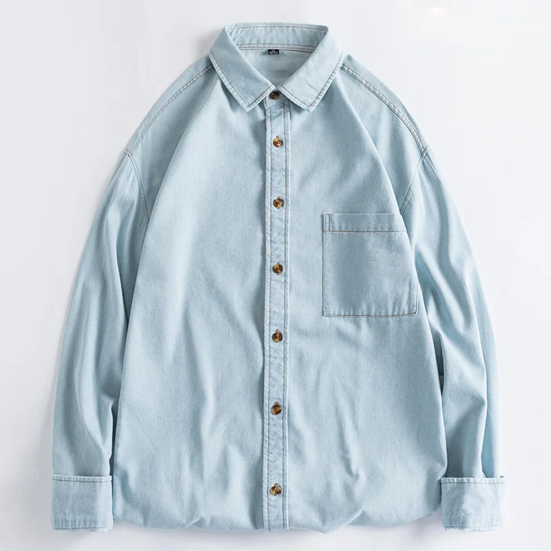 Chemise Japonaise En Jean Vintage - Image 2
