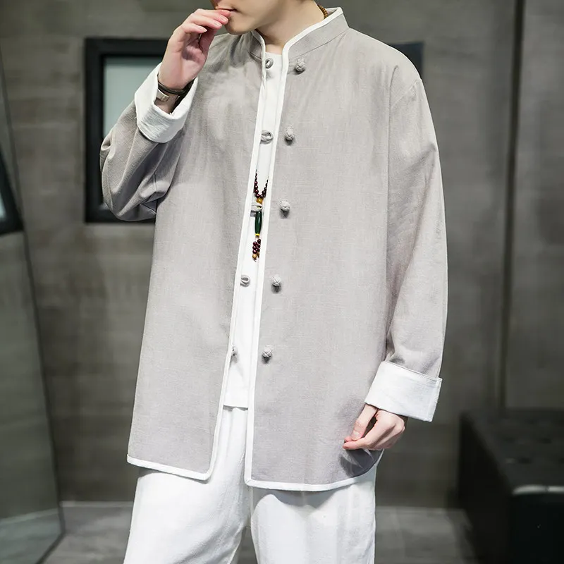 Chemise Japonaise Fluide à Manches Longues - Image 2