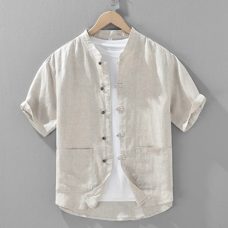 Chemise Japonaise Légère d’Eté en Lin