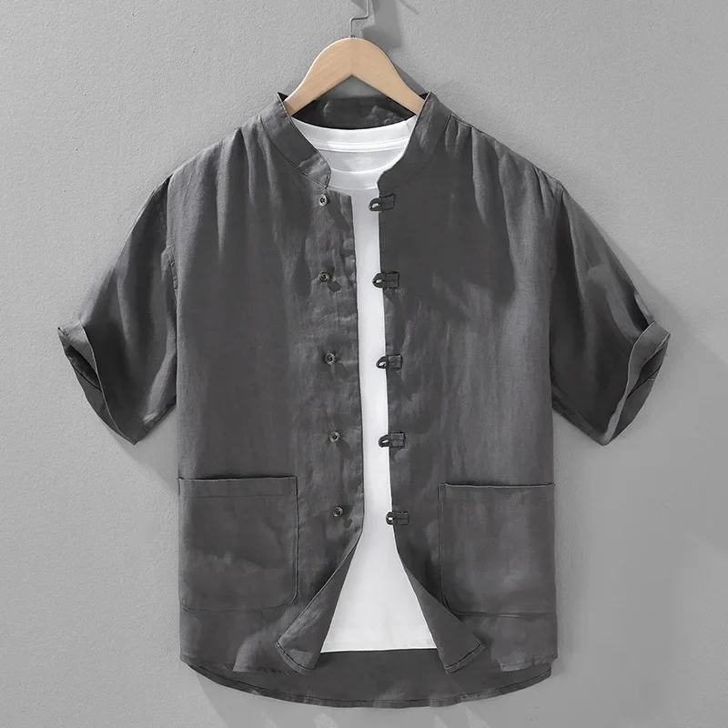 Chemise Japonaise Légère d’Eté en Lin - Image 4