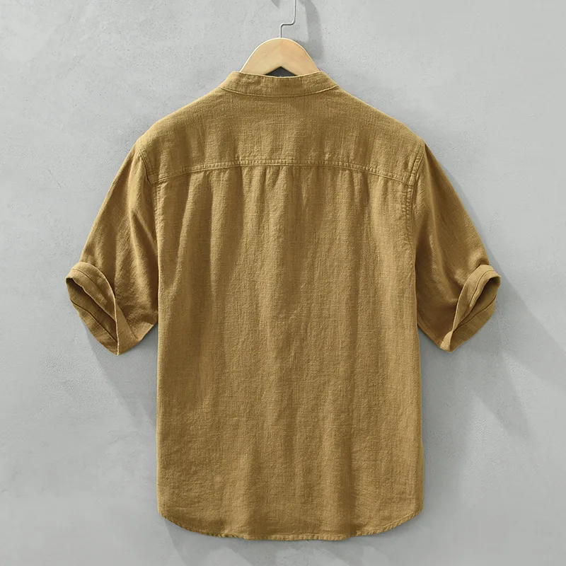 Chemise Japonaise Légère Unie - Image 2