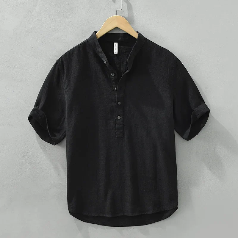 Chemise Japonaise Légère Unie - Image 3