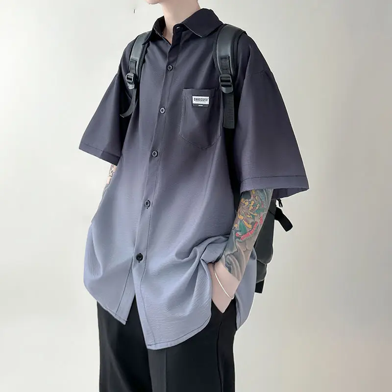 Chemise Japonaise Surdimensionnée Dégradée - Image 2