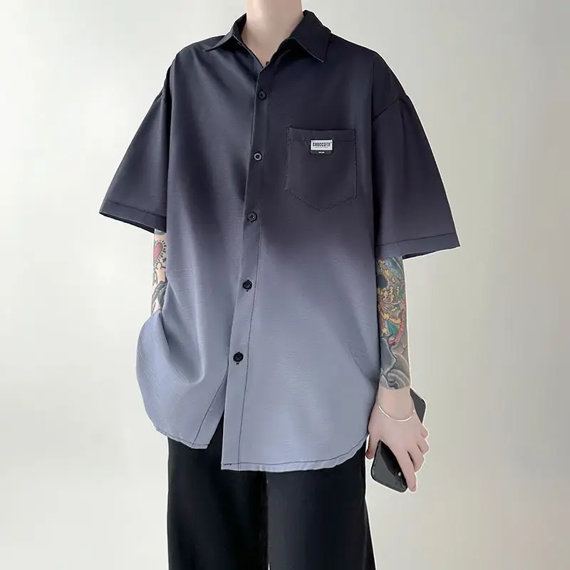 Chemise Japonaise Surdimensionnée Dégradée - Image 3