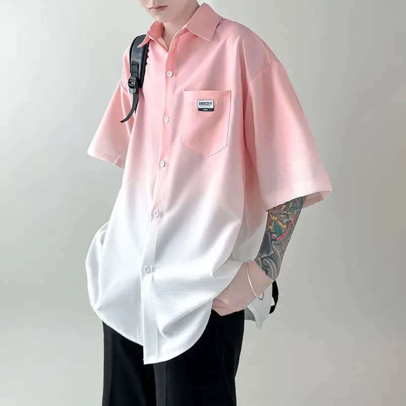 Chemise Japonaise Surdimensionnée Dégradée - Image 6