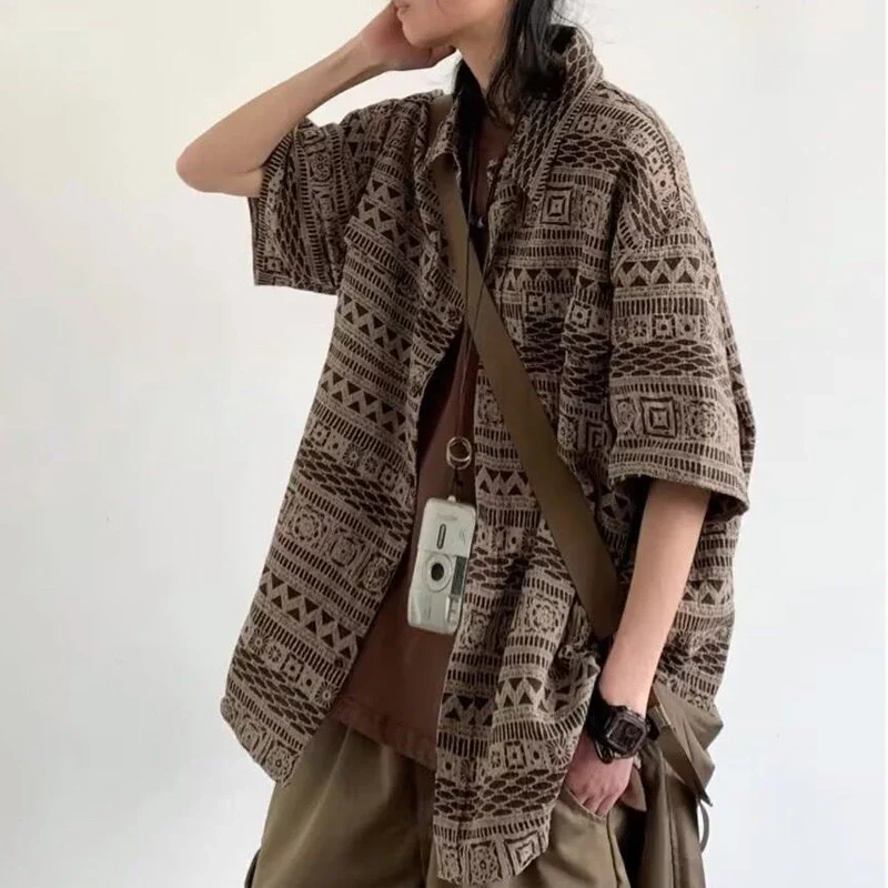 Chemise Japonaise Surdimensionnée Imprimée - Image 2