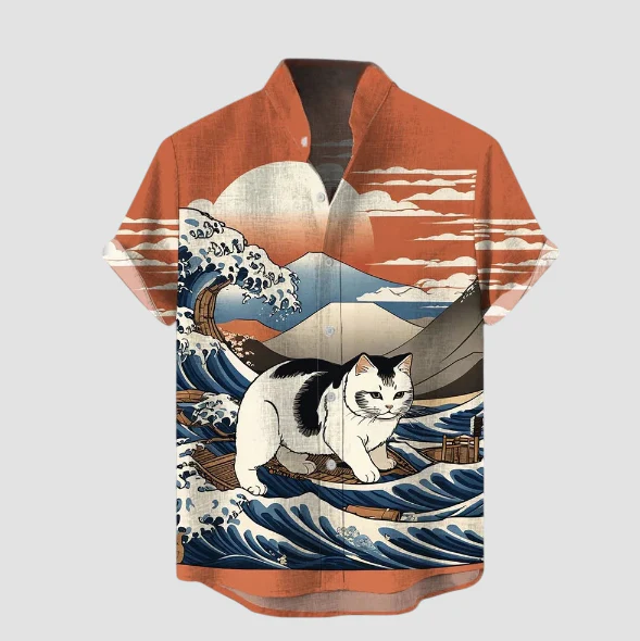 Chemise Paysage Japonais - Image 4
