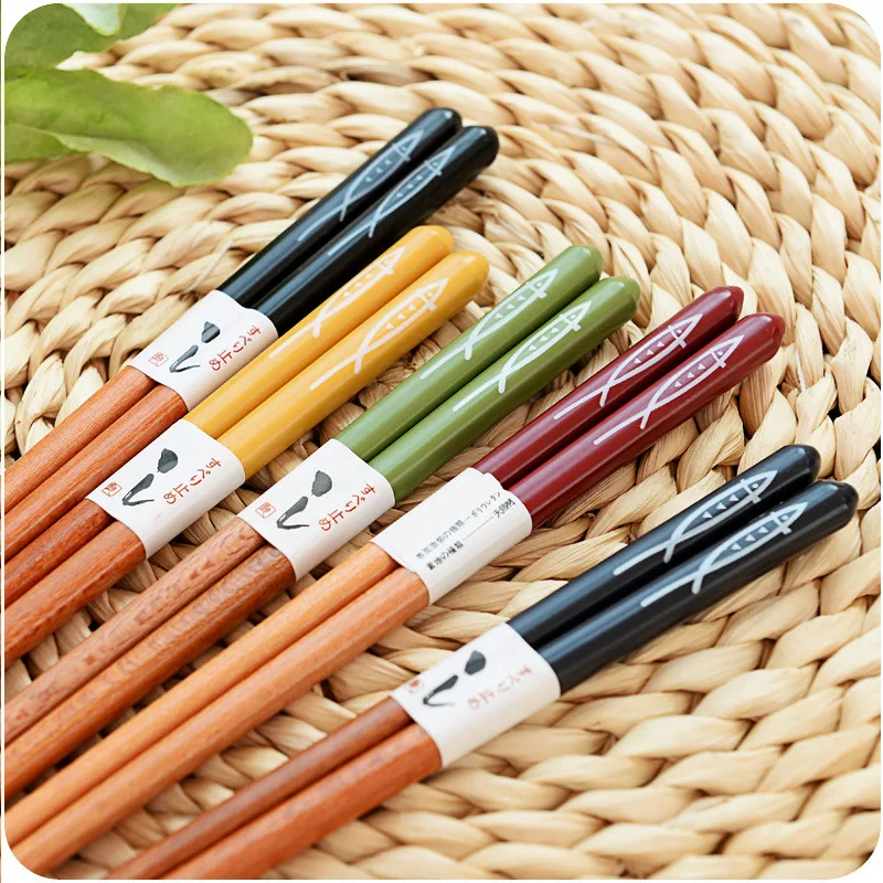 Coffret baguettes japonaise bambou - Image 3