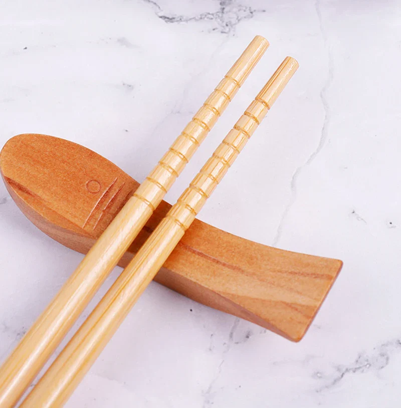 Coffret baguettes japonaise sushi en bambou - Image 4