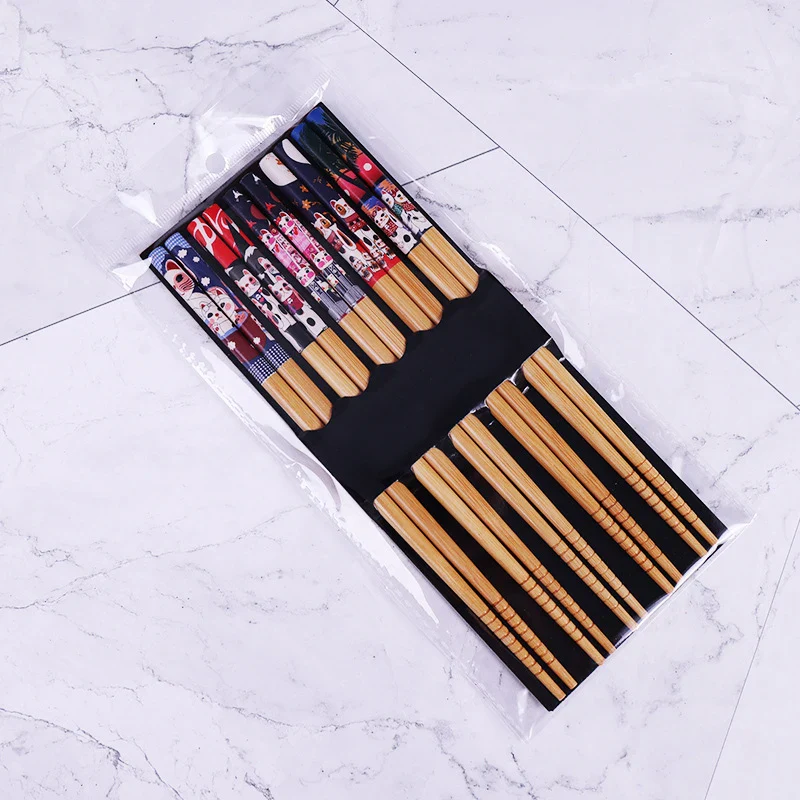 Coffret baguettes japonaise sushi en bambou - Image 8