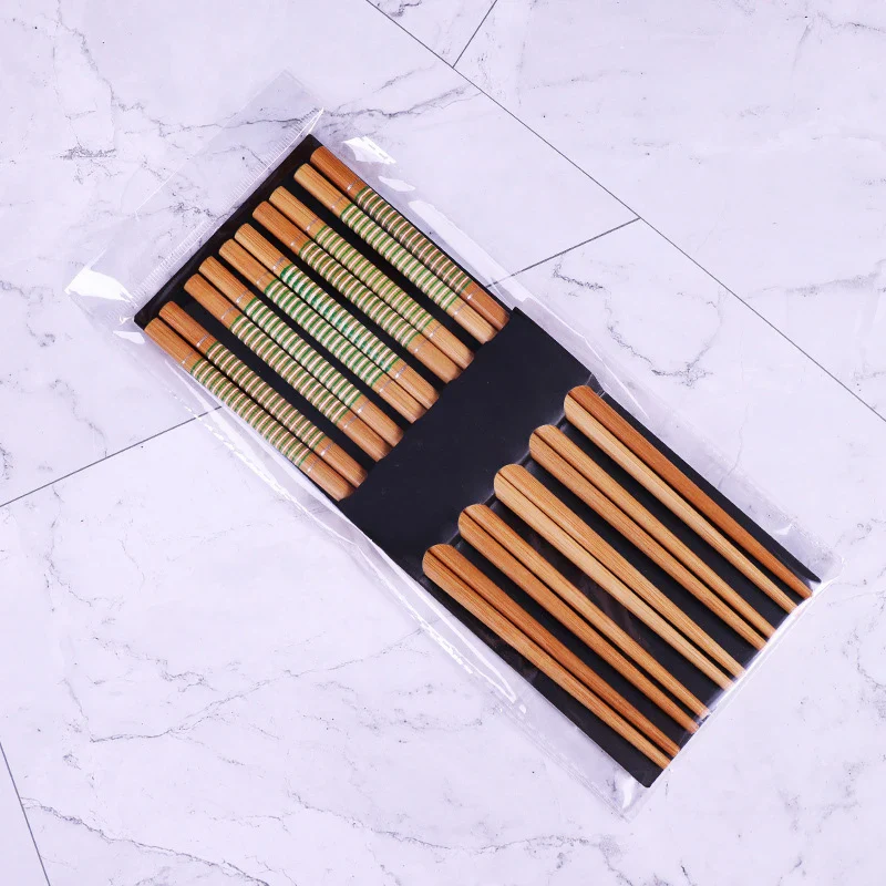 Coffret baguettes japonaise sushi en bambou - Image 9