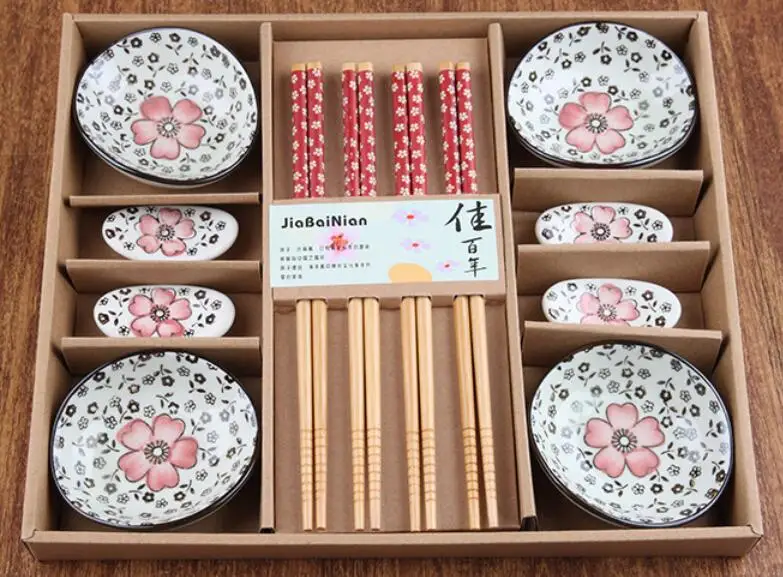 Coffret vaisselle et coupelle en céramique japonaise - Image 5