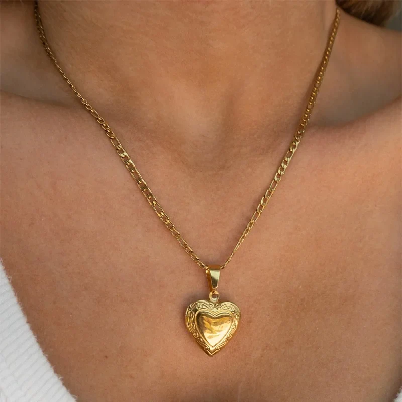 Collier fleur en acier japonais - Image 4