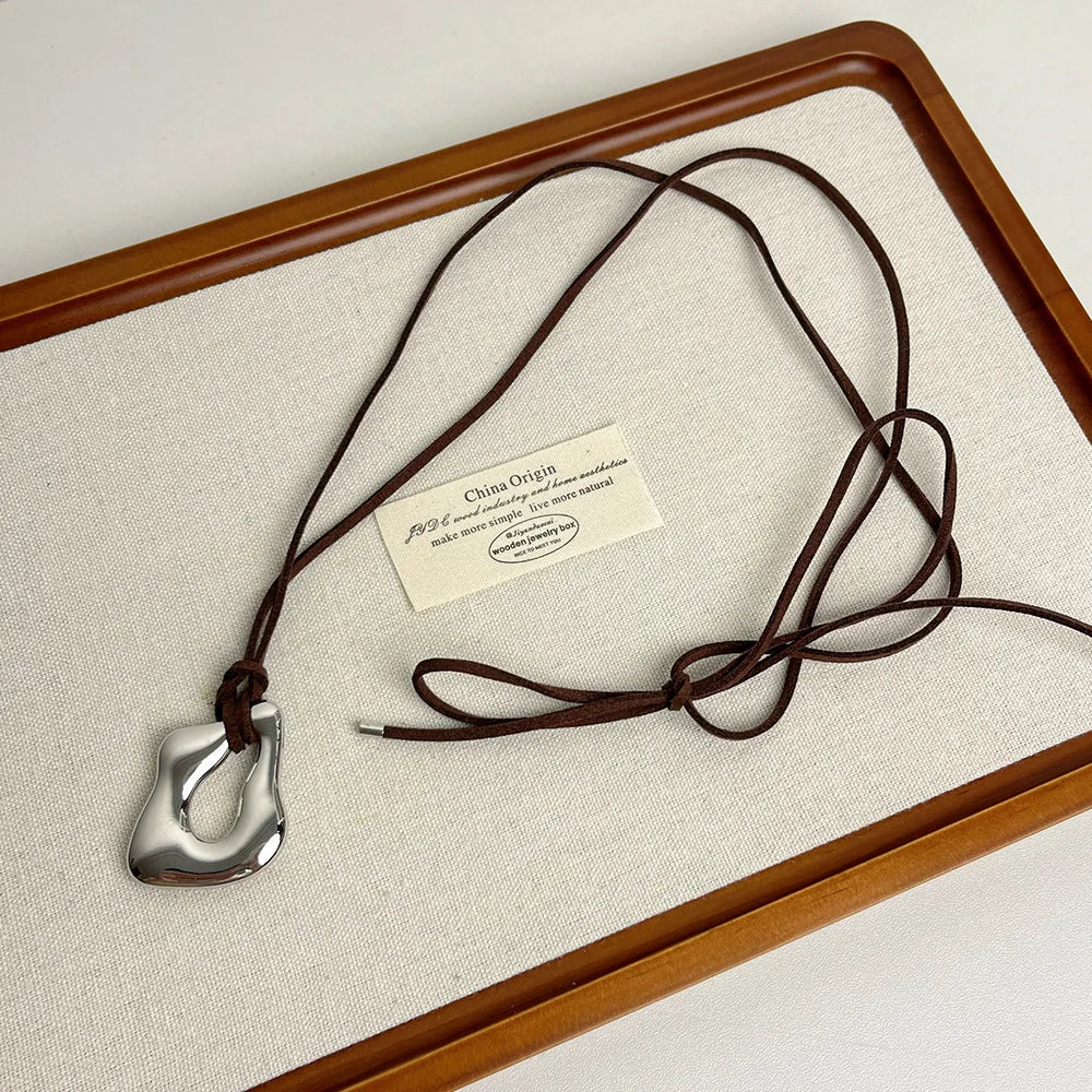 Collier Japonais réglable à cordon cuir - Image 6