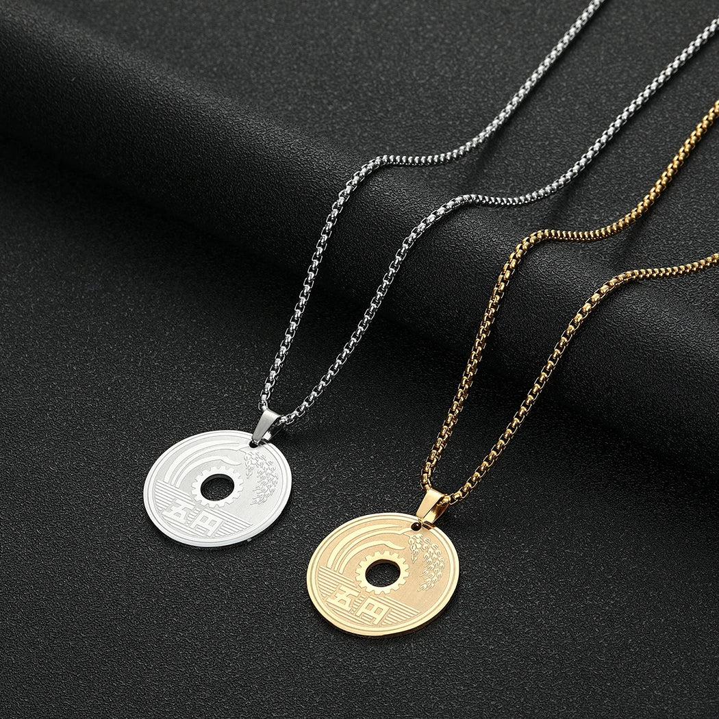 Collier Monnaie porte-bonheur Japonais - Image 3