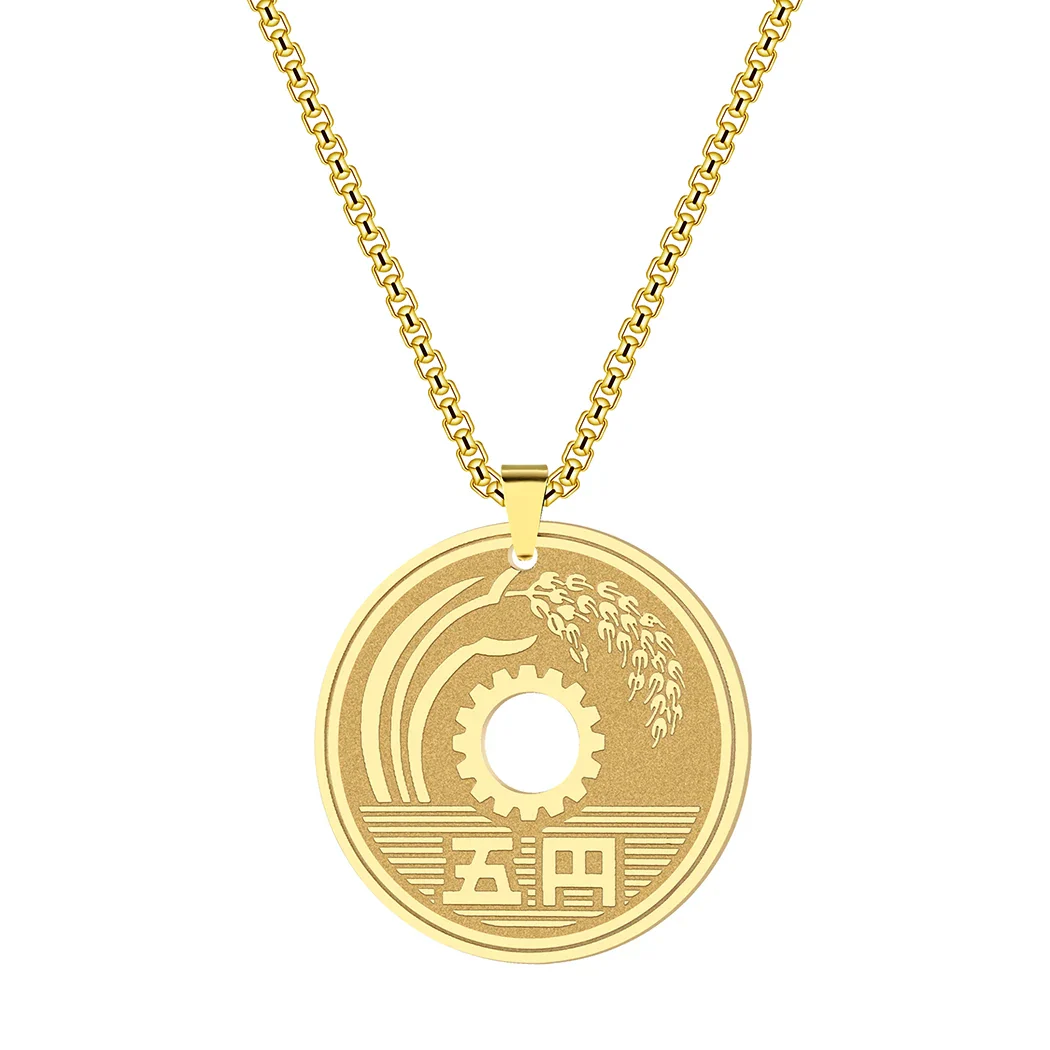 Collier Monnaie porte-bonheur Japonais - Image 5