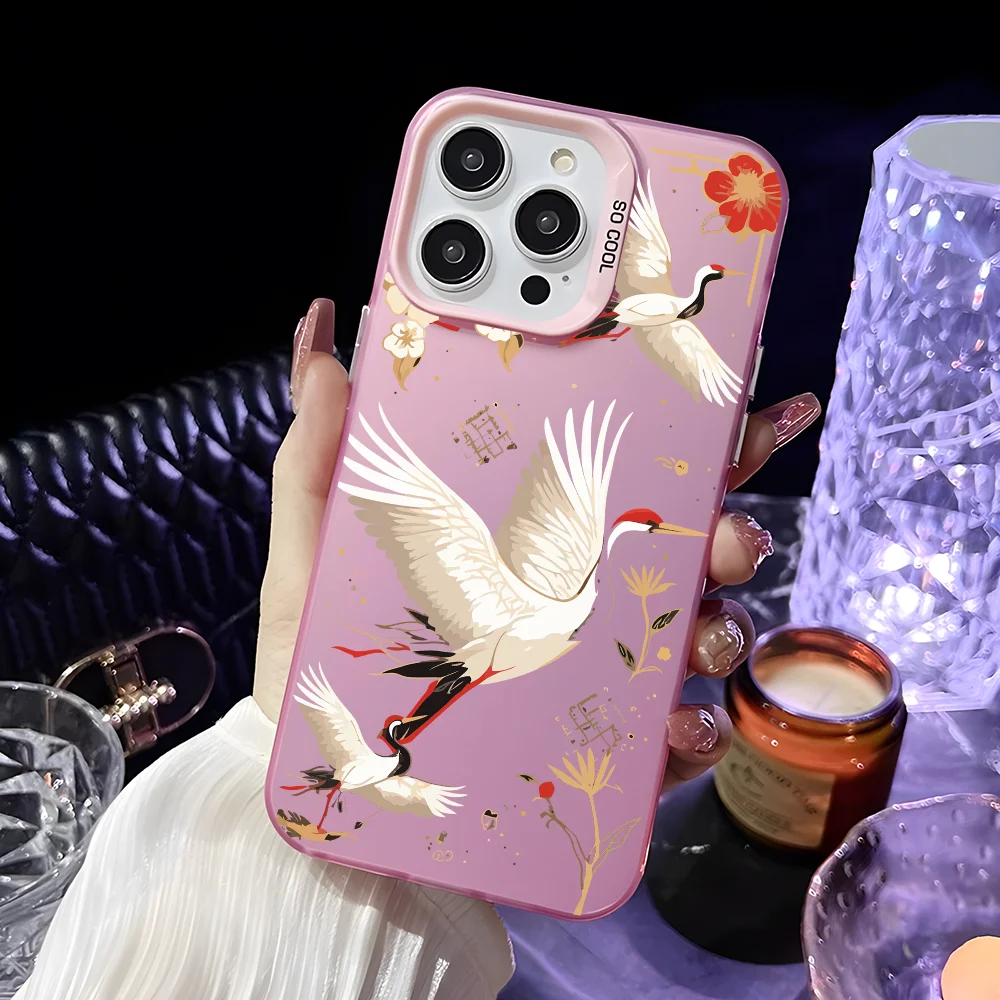 Coque de téléphone japonaise iPhone Grues