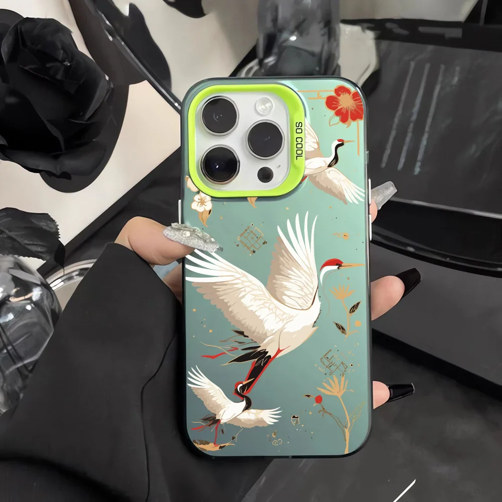 Coque de téléphone japonaise iPhone Grues - Image 2