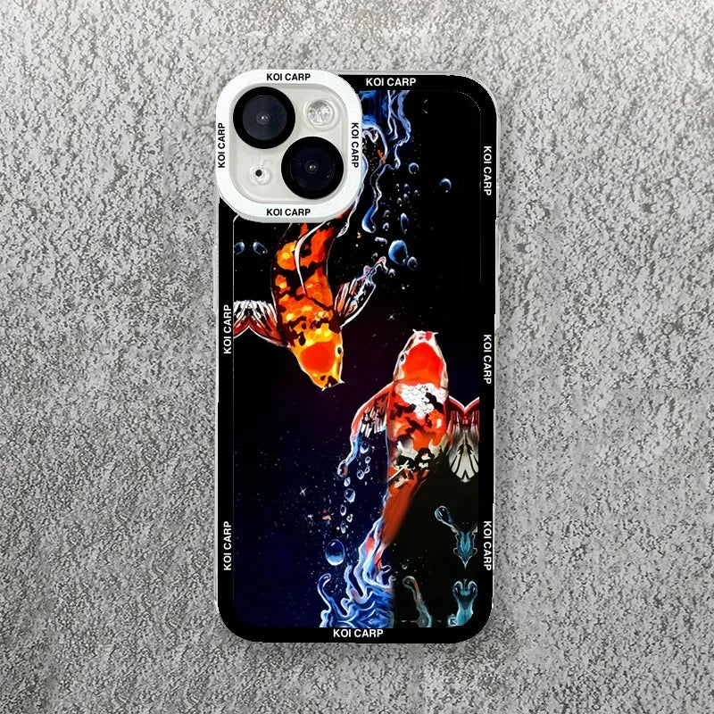 Coque de Téléphone Japonaise iPhone Poissons - Image 3