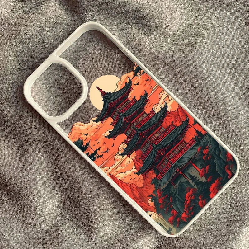 Coque de Téléphone Japonaise iPhone Temple - Image 2