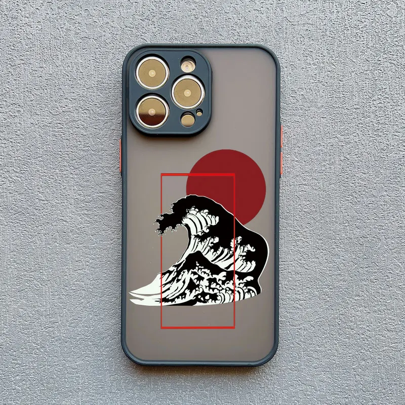 Coque de Téléphone Japonaise iPhone Vague Japon