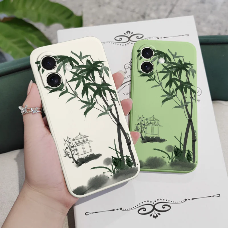 Coque de téléphone japonaise iPhone zen bambou