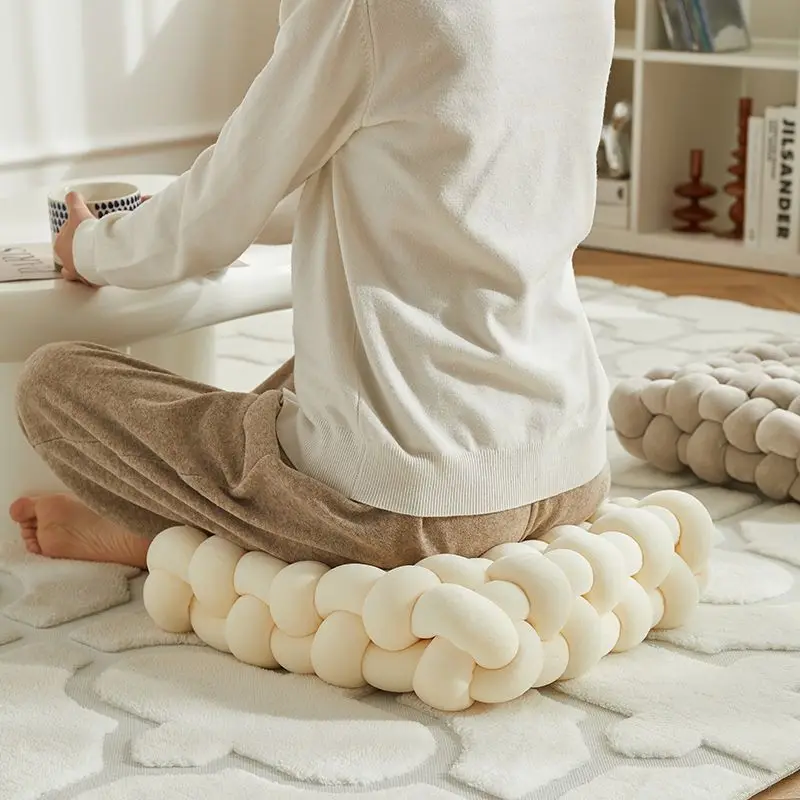 Coussin de Sol Tressé Douillet - Image 2