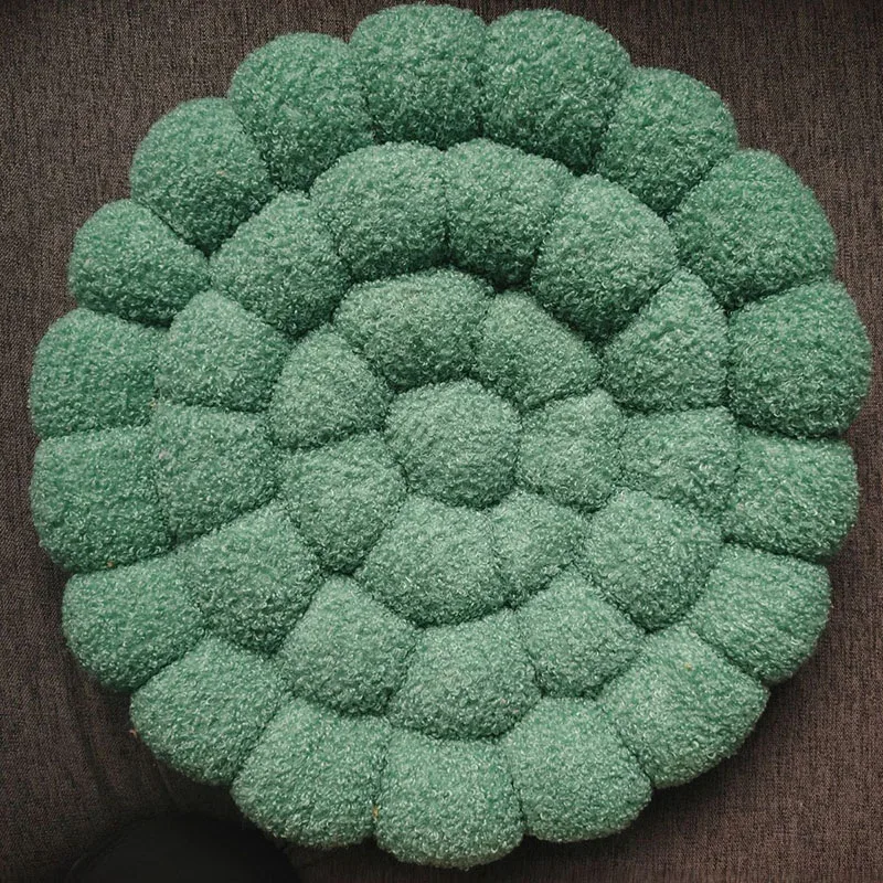 Coussin Japonais Doux Tissé Fleur - Image 10