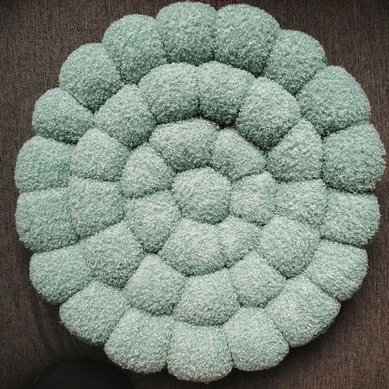 Coussin Japonais Doux Tissé Fleur - Image 12