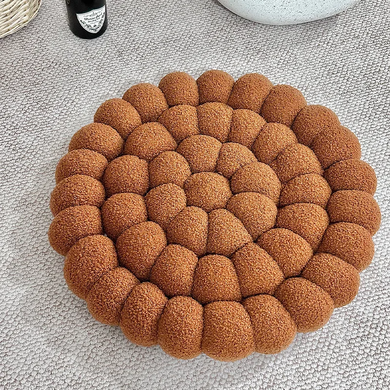 Coussin Japonais Doux Tissé Fleur - Image 3