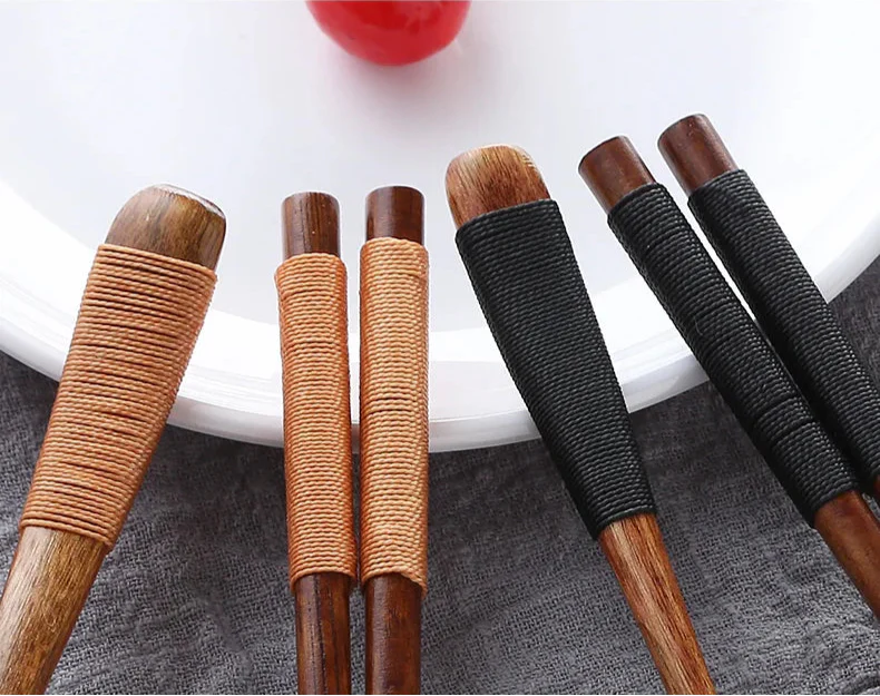 Couvert japonais en bois à étui - Image 11
