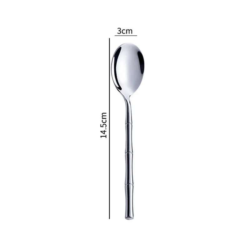 Couvert Japonais Inox style bambou - Image 11