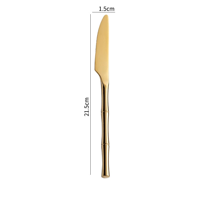 Couvert Japonais Inox style bambou - Image 13