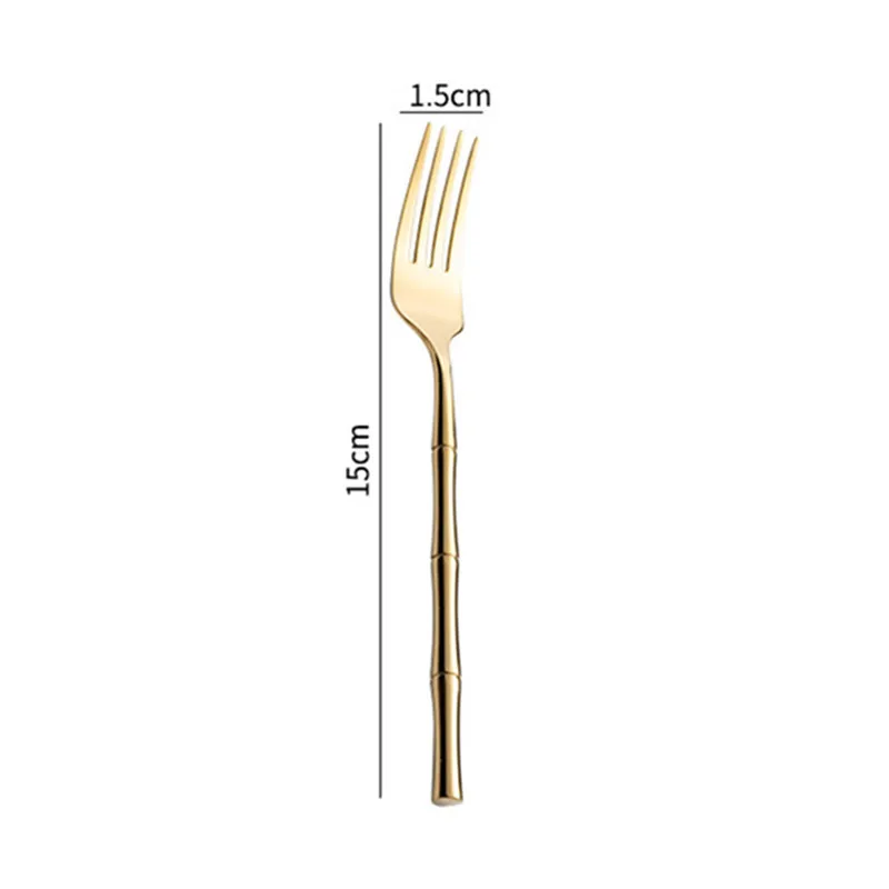 Couvert Japonais Inox style bambou - Image 8