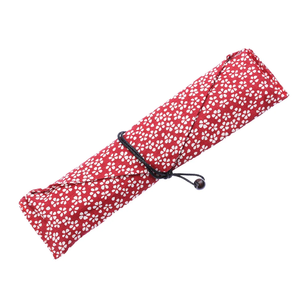 Couverts en bois japonais avec sac - Image 3