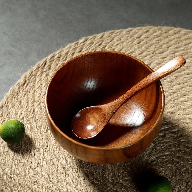 Ensemble couverts et plateaux japonais en bois - Image 4