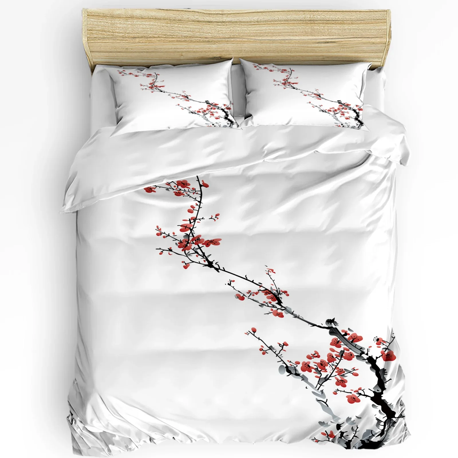 Ensemble de literie japonais motif sakura - Image 6