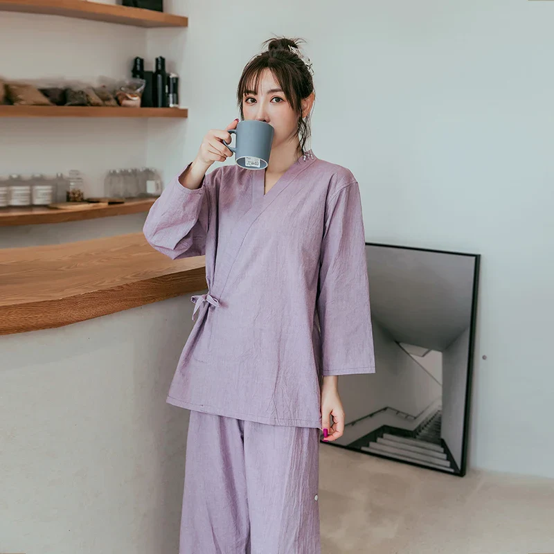 Ensemble de Pyjama Style Kimono Femme - Image 3