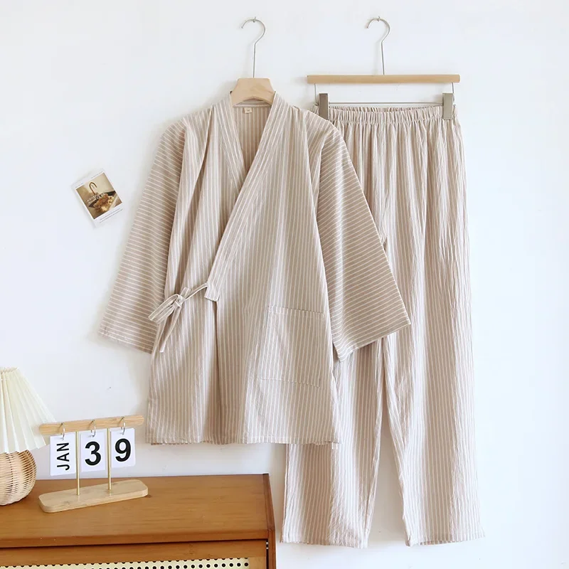 Ensemble Jinbei Pantalon Rayé - Image 3