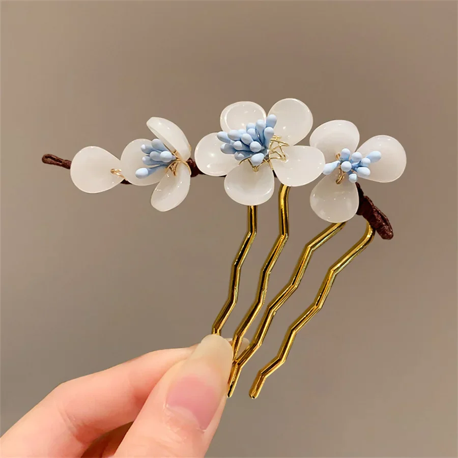 Épingle à cheveux japonais floral - Image 11