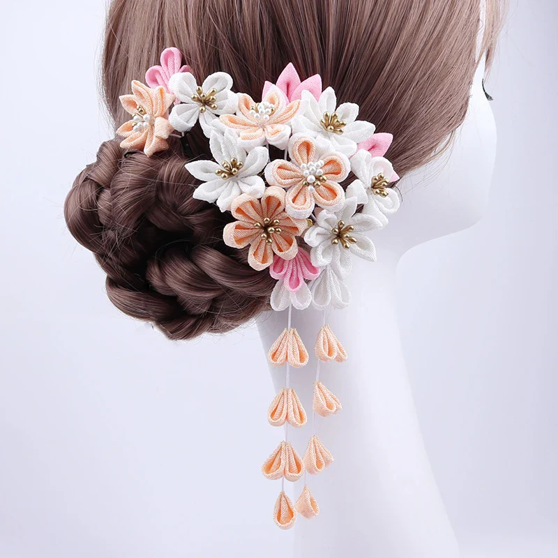 Épingle à Cheveux Japonaise Tissu - Image 2