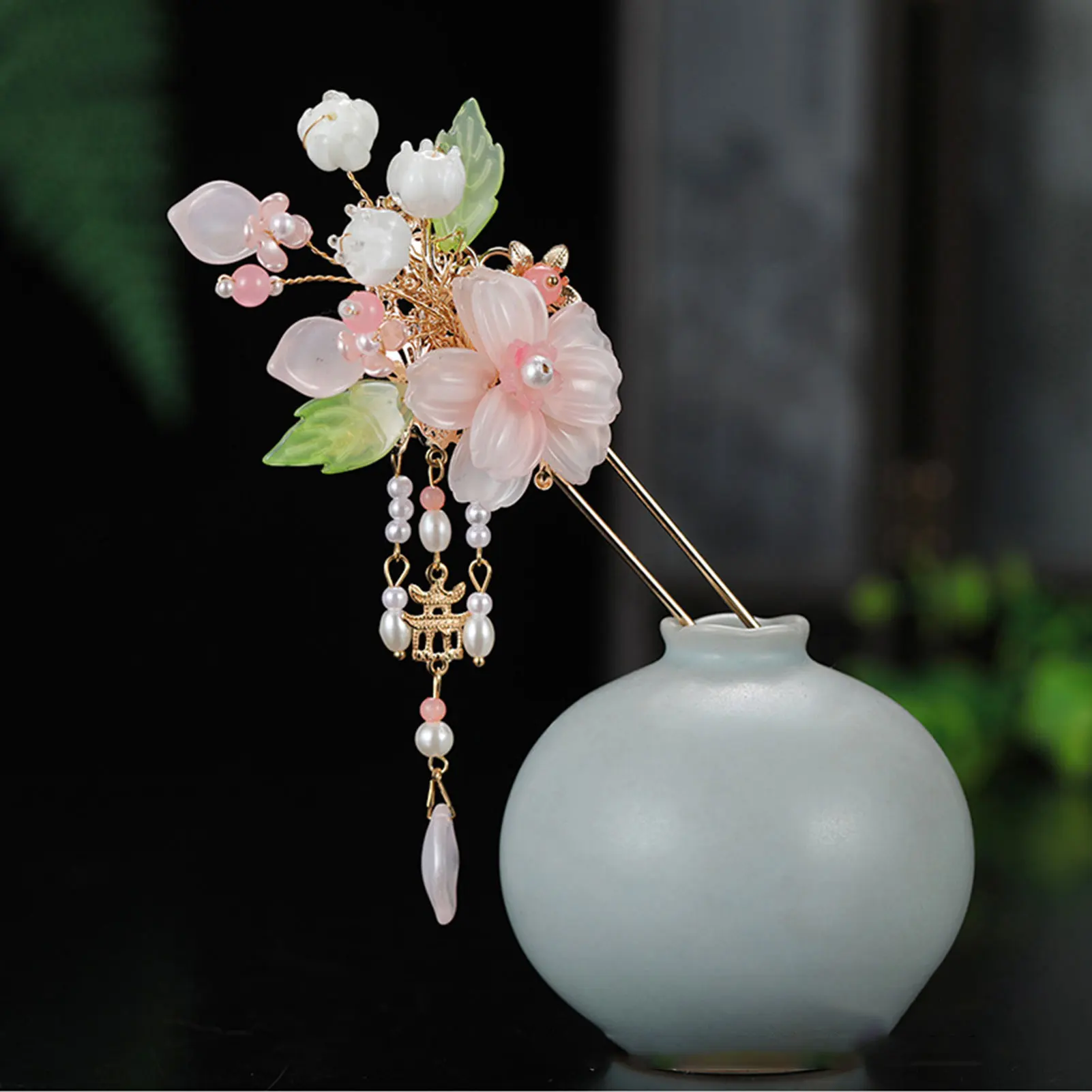 Épingle Japonaise Pétale rose - Image 3