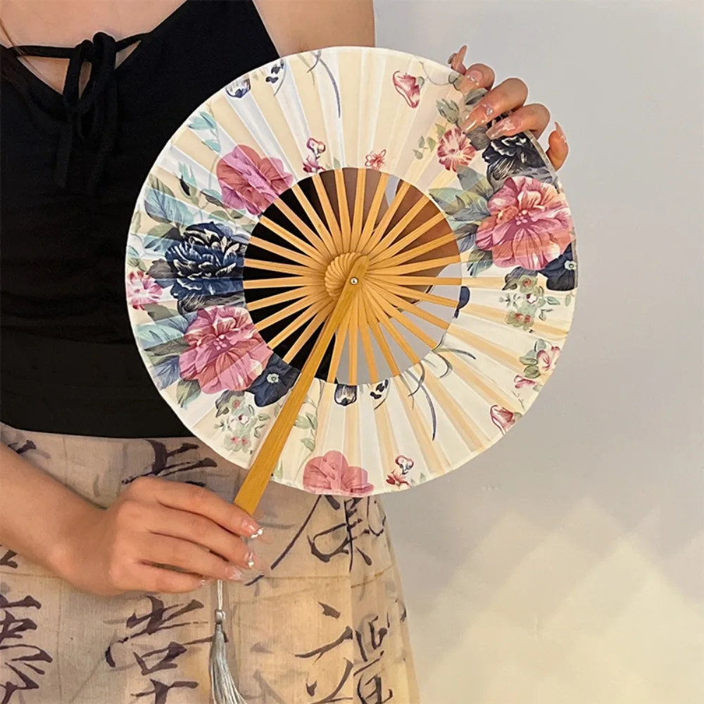 Eventail Japonais à Fleurs - Image 2