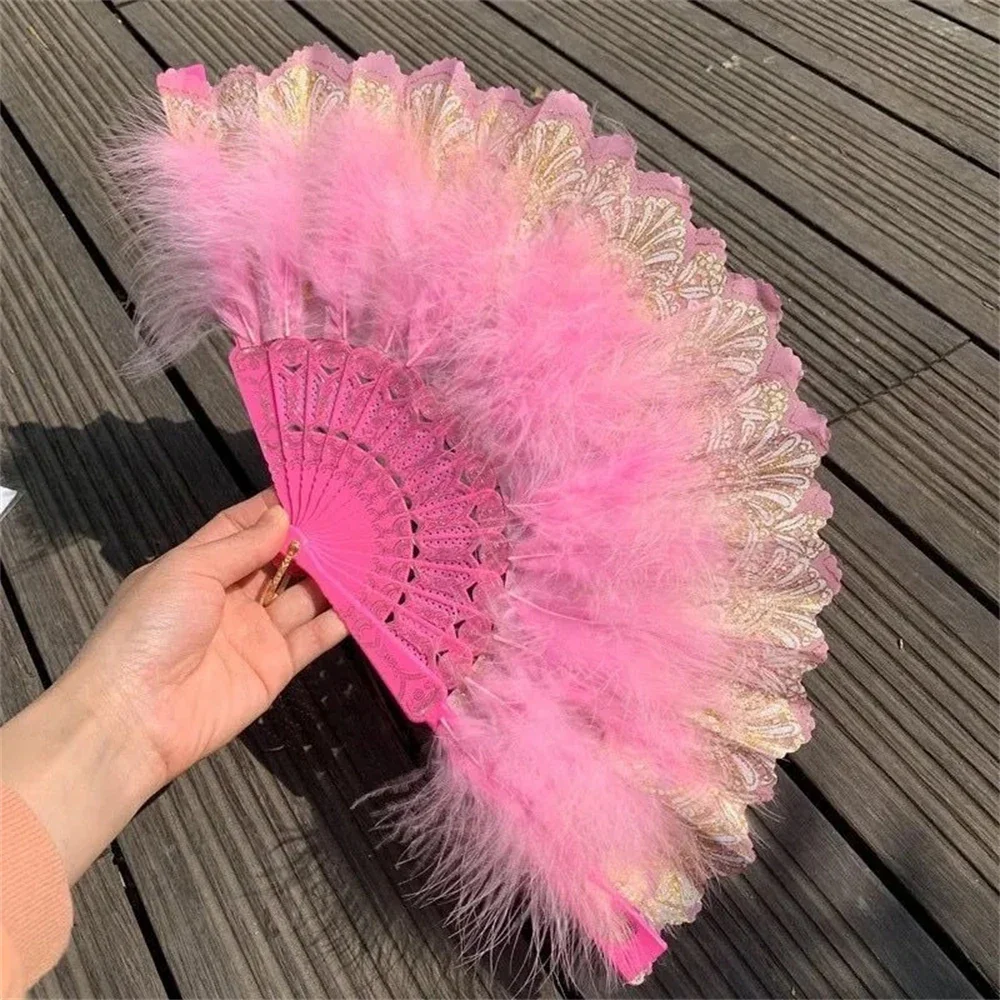 Éventail Japonais à Plumes - Image 3