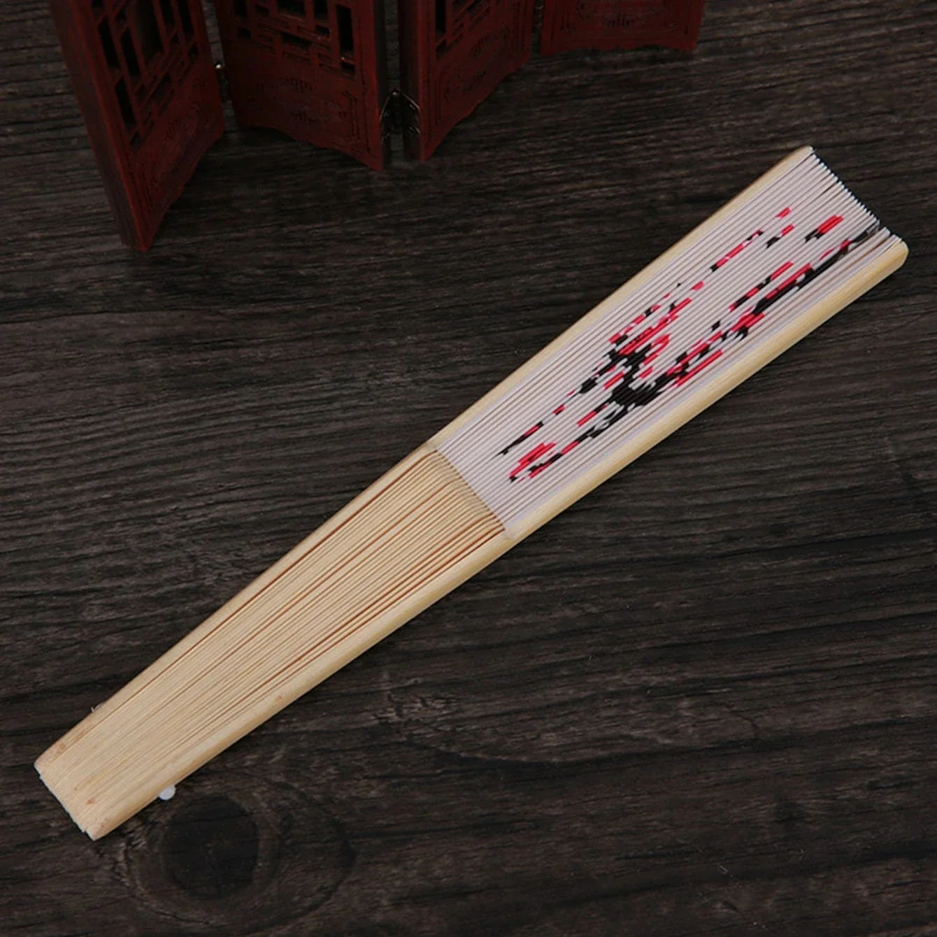 Éventail Japonais Pliant Sakura - Image 3