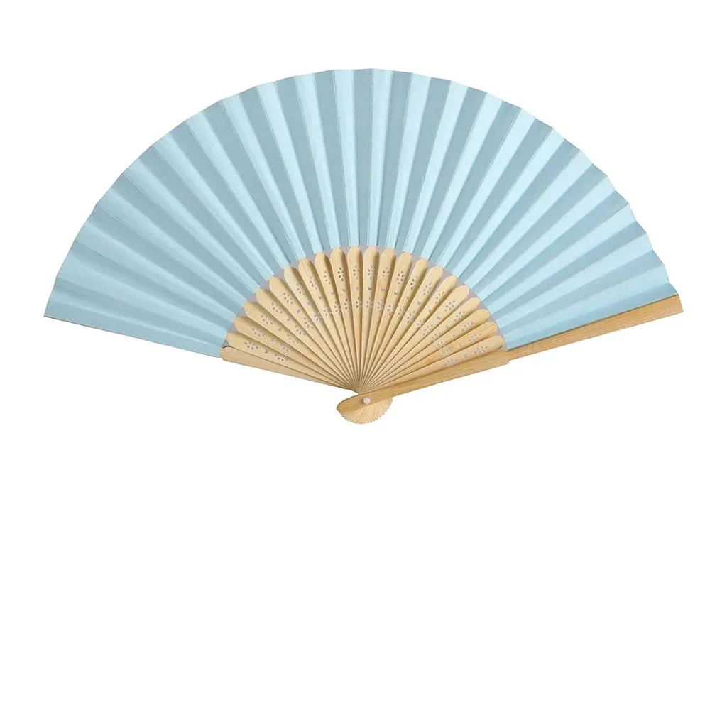 Éventail Personnalisable Coloré en Bambou - Image 13